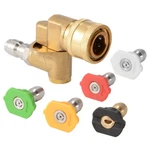 High Pressure Washer Nozzle Tips Wand Pivot Coupler Gun Power Spray Kit 4500 Psi. Fixed Price $20.99.