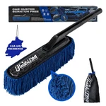 Flash Dog Car Duster Exterior - 25" Wood Handle Wax Cotton Hair Walnut. Fixed Price $44.49.