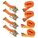 Pack 2" 20' E-track Ratchet Tie Straps Trailer Orange 4400LBS Down. Fixed Price $32.87.