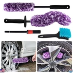 4-PACK Wheel & Tire Cleaning Brush Set Soft Microfiber, 360 Bendable Tools. Fixed Price $40.02.