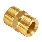 Pressure Washer Hose Coupler M22-14MM Male To Solid Brass 5000PSI. Fixed Price $33.95.