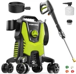 Pressure Washer, 3500 Psi Power With 4 Lockable Wheels, Steel Wand, Qui. Fixed Price $251.99.
