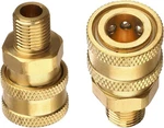 Npt Quick Connect Fittings - 2 PCS1/4 Male Pressure Inch, Brass. Fixed Price $14.64.