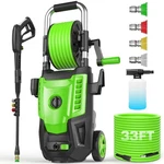Electric Pressure Washer 4800PSI 3.8GPM 33FT Hose Green 62265 High Power. Fixed Price $259.99.