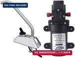 Sailflo 12V Water Pressure Diaphragm Pump 4.3 L/min 1.1 Gpm 35 Psi With 360 Spin. Fixed Price $90.71.