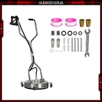 16.5" Pressure Washer Surface Cleaner With Handles W/ 4 Spinner Wheels. Fixed Price $157.99.
