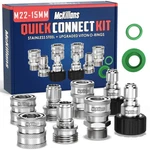 Mckillans M22-15MM Pressure Washer Quick Connect Kit, To 3/8 Male. Fixed Price $88.32.