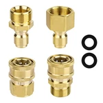 Nqeuepn 4PCS M2215MM To 1/4IN Pressure Washer Adapter Set, Power Adapt.... Fixed Price $26.82.