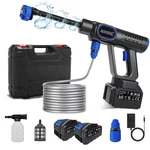Aoodil Cordless Portable Washer Battery Powered Handheld 6-IN-1 Nozzle. Fixed Price $124.01.