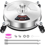 14" Pressure Washer Surface Cleaner With Wheels, 1/4" Quick Plug, Stainless.... Fixed Price $96.79.