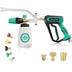 Pressure Washer Gun With Foam Cannon Car Kit, Dual Channels-fo... Fast Ship. Fixed Price $100.99.