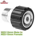 Yamatic Pressure Washer Adapters M22-14MM To M22-15MM Female 4000 Psi. Fixed Price $14.24.