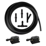 7-IN-1 Windshield Washer Hose Kit,including 2PCS 0.78X0.51X0.48 Inches, Black. Fixed Price $13.46.