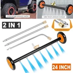 24" 4000PSI Pressure Washer Undercarriage Cleaner Underbody Broom. Fixed Price $37.99.
