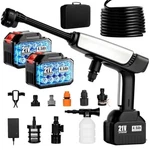 Cordless Pressure Washer Battery Powered,portable With 2PCS 4.5AH. Fixed Price $143.98.