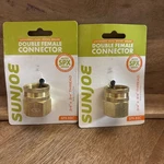 2 -sun Joe Dual Swivel Brass Double Female Connector 3/4 In. For Spx Series. Fixed Price $14.99.