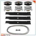 52" Lawn Mower Deck Rebuild Kit For Hustler Raptor 604214 603995 603988 791988. Fixed Price $109.09.