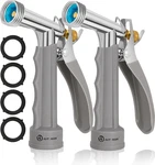 Metal Hose Nozzle High Pressure Sprayer Ergonomic Grip Leakproof 38FT Jet. Fixed Price $14.95.