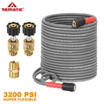Yamatic Flexible Pressure Washer Hose 1/4" Kink Resistance Power. Fixed Price $50.81.