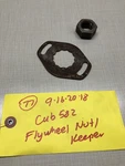 Cub 582 Briggs Stratton 401417 16HP Engine Flywheel Nut And Keeper. Fixed Price $13.63.
