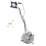 20" Pressure Washer Surface Cleaner With Dual Handles 4 Wheels Quick Connect. Fixed Price $142.92.