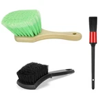 Fitosy Wheel Rim & Tire Brush Set, Soft Stiff Bristle Wash Cleaning Supplie.... Fixed Price $10.72.