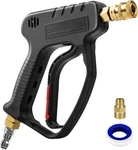 Short Pressure Washer Gun, 5000PSI Stubby Spray For Car. Fixed Price $40.87.
