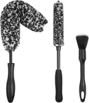 Nikcosmk 3PCS Wheel Kit For Cleaning And Tire, Rim Brush,. Fixed Price $14.16.