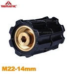 Yamatic Pressure Washer Adapter M22-14MM Double Female Stabilizer 4000 Psi. Fixed Price $14.24.