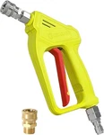 Pressure Washer Short Gun With Swivel, 4000PSI 6.8GPM Yellow. Fixed Price $61.85.