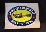 Original Minnesota Dragways Vintage Water Decal Nostalgia Racing Nhra Gasser. Fixed Price $49.99.