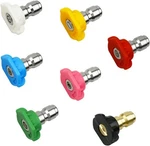 7 Pcs Color Pressure Washer Spray Nozzle Tips 1/4 0.9 Inches, Colour. Fixed Price $10.12.