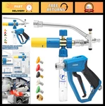 Fixfans Pressure Washer Foam Gun Kit With 5 Nozzle Tips & M22 Adapter. Fixed Price $58.99.