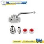 Stainless Steel High Pressure Washer Ball Valve Kit For Power Hose 3/8. Fixed Price $33.43.