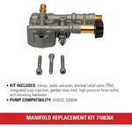 7113804 Manifold Replacement Kit From Simpson Cleaning Genuine Oem Component. Fixed Price $95.00.