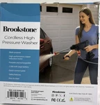 Brookstone Cordless High-pressure Washer Portable Rechargeable Free Shipping. Fixed Price $49.99.