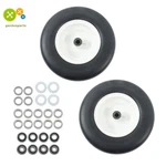 2 Pcs Flat Free Tire & Wheel 13X6.50-6" Solid Smooth Pu For Lawn Mowers. Fixed Price $72.57.