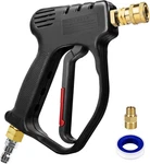 Short Pressure Washer Gun, 4000 Psi High Power Spray 10.5 Gpm Foam. Fixed Price $30.95.