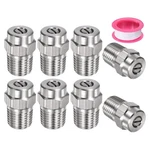 8 Pack Surface Clean Tips - 25 Degree 1/4" Npt Male Pressure Washer Nozzles C.... Fixed Price $27.02.