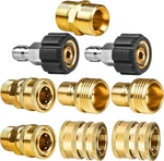 Wojet Pressure Washer Adapter Set, Quick Disconnect Kit, M22 Swivel To 3/8''.... Fixed Price $28.00.