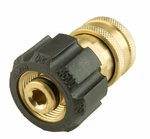 Erie Tools Brass 22MM X 3/8" Twist Quick Connect Socket Pressure Washer Adapter. Fixed Price $9.99.