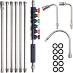 Xiny Tool Pressure Washer Extension Wand, 10 Pack Power Lance With 6 Atom. Fixed Price $45.16.