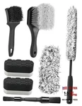 Car Wheel Cleaning Pro Kit, Tire Brush, Soft-bristled Rim 7PCS-WDK003. Fixed Price $38.22.