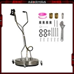 24" Pressure Washer Surface Cleaner With Handle & Spinner Wheels 8 Gpm. Fixed Price $246.69.