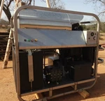 Industrial Hot Water Pressure Washer 23.7 Hp Kohler Diesel Engine, Legacy Pump. Fixed Price $17000.00.