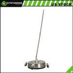 13" Stainless Steel Surface Cleaner Attachment Pressure Washer 4 Wheel. Fixed Price $69.99.