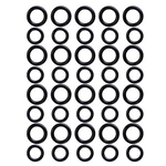 Tkypzy 40 Pack Power Pressure Washer O-rings For 1/4" & 3/8" Quick Black. Fixed Price $8.45.
