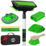 Car Wash Kit, 62'' Brush With Long Handle, Soft Bristle Scratch-free.... Fixed Price $58.52.