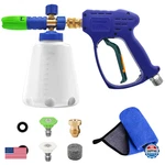 Yeewayveh Pressure Washer Gun And Foam Cannon Kit, 5000PSI Short Power. Fixed Price $56.35.