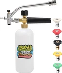 Dual Connector Foam Cannon With 1/4 Inch Quick For Pressure Washer. Fixed Price $25.95.